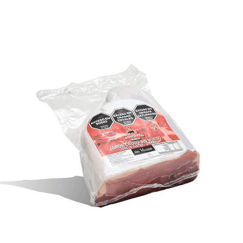 Jamón crudo sin hueso en mitades