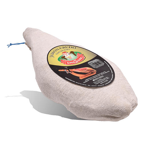Jamón crudo con hueso
